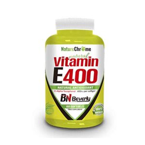 Beverly Nutrition Natural Vitamin E400 - vitamin és antioxidáns - 60 gél tabletta