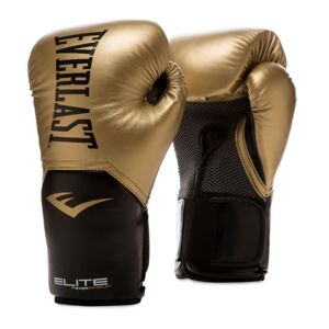 Boxkesztyű Everlast Elite Training Gloves v2 arany 10 oz