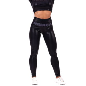 Fényes női leggings Nebbia High waist "Sandra D" 656