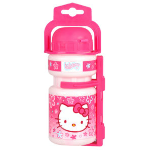 Hello Kitty műanyag palack tartóval