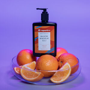 Ásványi masszázsolaj inSPORTline narancs 500 ml